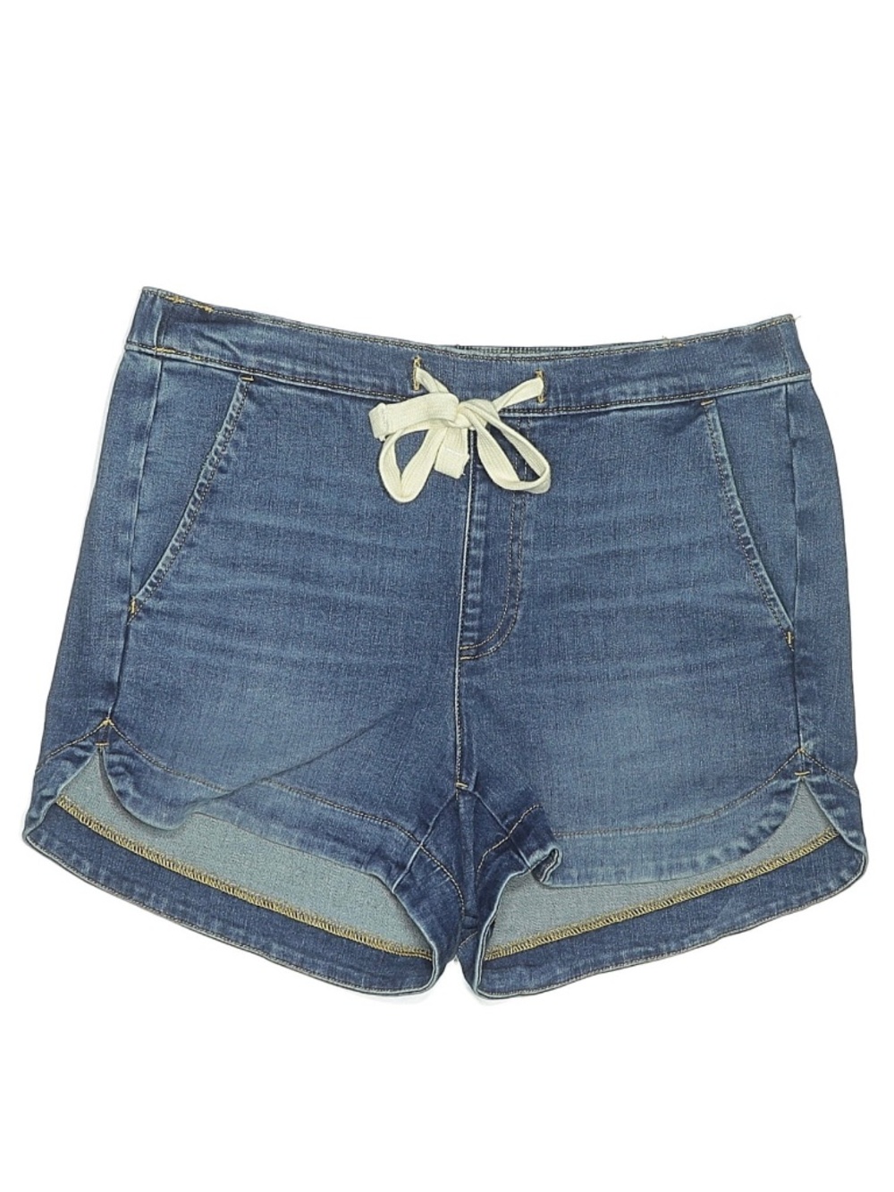 Up West All Round women’s denim pull-on Shorts Small